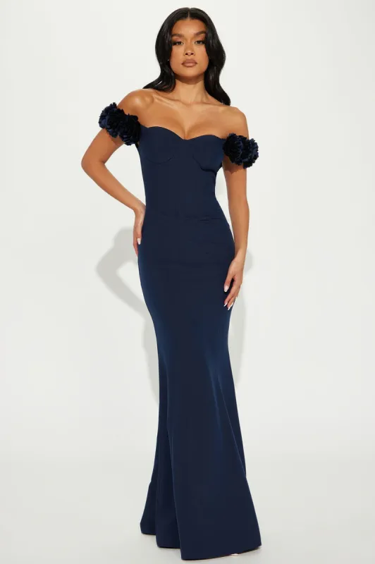 Rosie Maxi Dress - Navy sold by Fashion Nova
