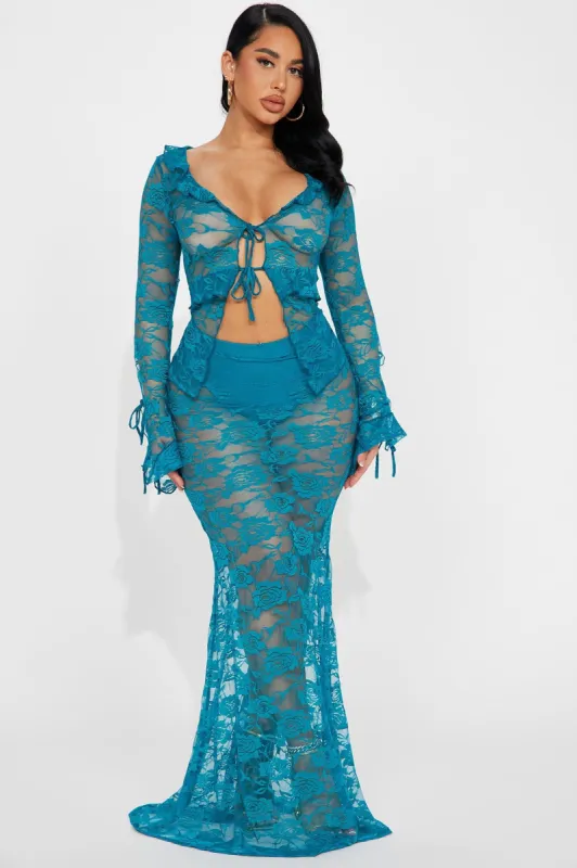Elsa Lace Skirt Set - Jade sold by Fashion Nova