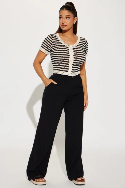 Take Chances Trouser - Black sold by Fashion Nova