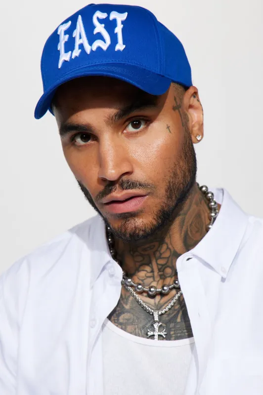 East Side Snapback Hat - Royal sold by Fashion Nova