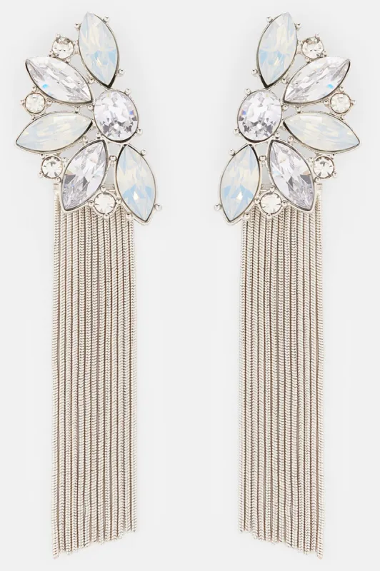 Ocean View Date Night Earrings - Clear made by Fashion Nova
