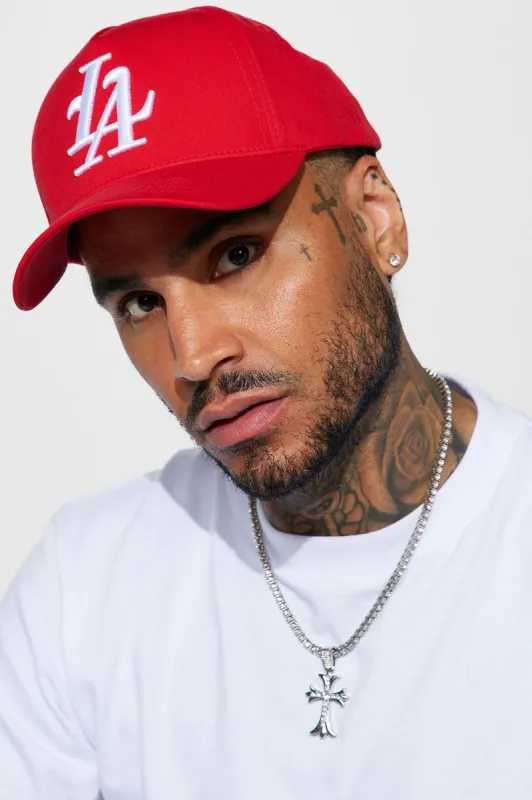 LA Snapback Hat - Red sold by Fashion Nova