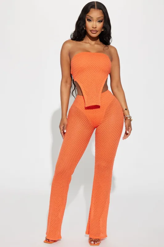 Tulum Sunset Jumpsuit - Orange sold by Fashion Nova