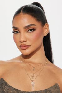 In Harmony Necklace - Gold sold by Fashion Nova
