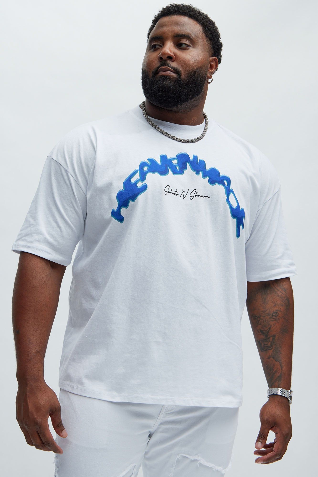 Heaven Made Short Sleeve Tee - White sold by Fashion Nova product image thumbnail 4
