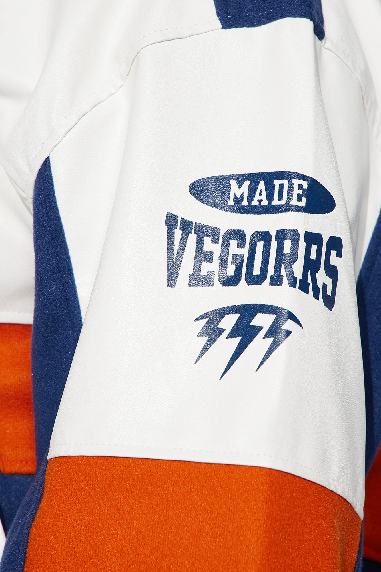 Over The Speed Limit Oversize Bomber Jacket - Navy/combo sold by Fashion Nova product image thumbnail 8