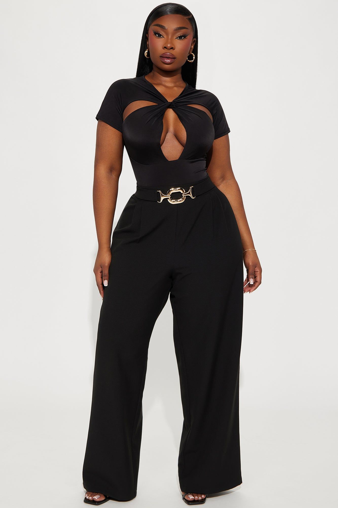 Don't Get It Twisted Short Sleeve Bodysuit - Black sold by Fashion Nova product image thumbnail 5
