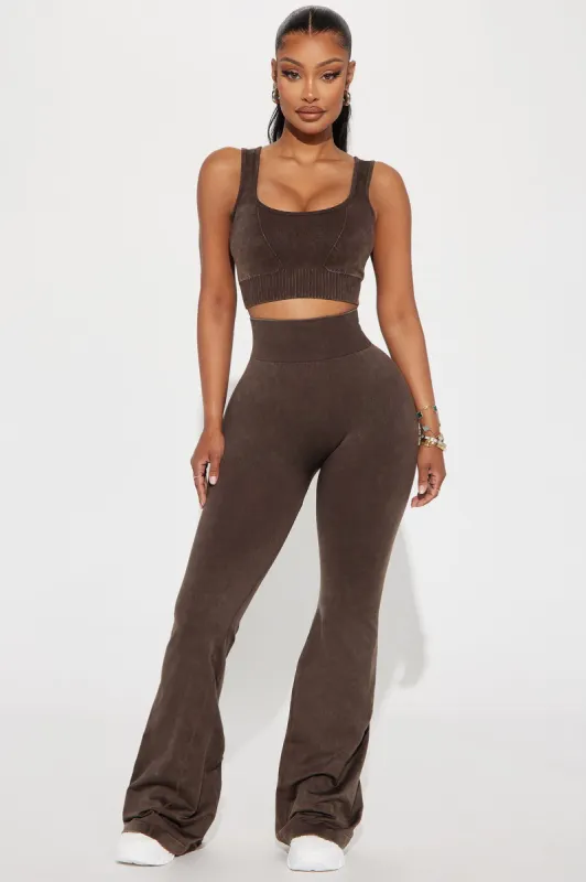 Next Level Active Yoga Pant - Chocolate sold by Fashion Nova
