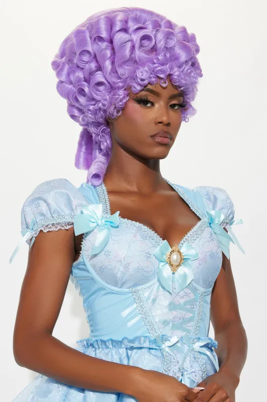 Lady Duchess Pinup Costume Wig - Purple sold by Fashion Nova
