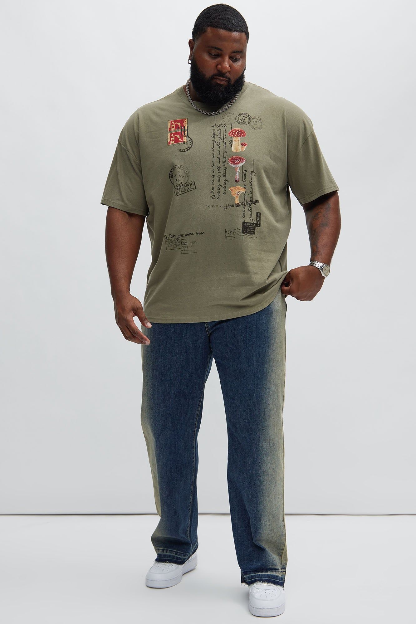 Elevated Imagination Oversize Short Sleeve Tee - Green sold by Fashion Nova product image thumbnail 5