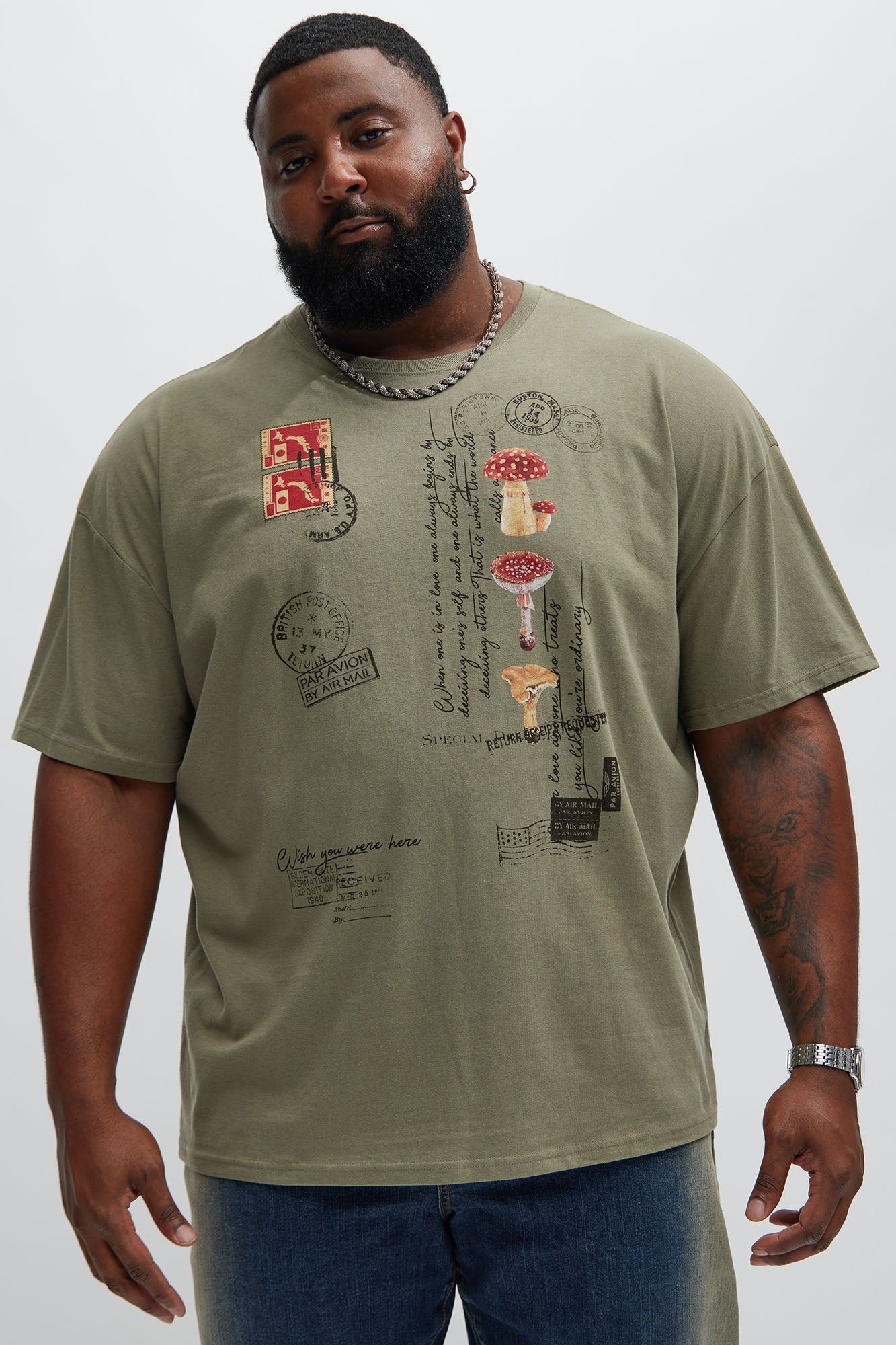 Elevated Imagination Oversize Short Sleeve Tee - Green sold by Fashion Nova product image thumbnail 4