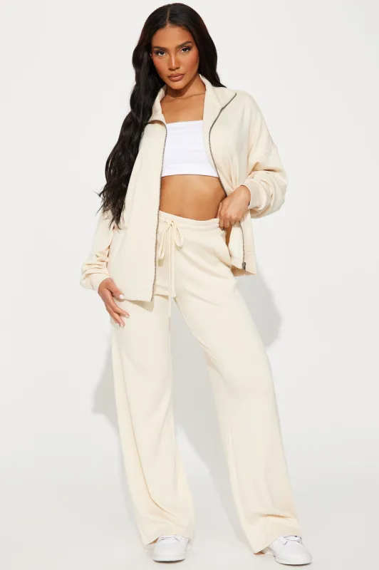 Tia Super Soft Pant Set - Cream sold by Fashion Nova