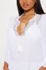 Island Sun Crochet Tiered Cover Up Dress - White sold by Fashion Nova