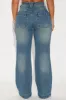 How It Goes Ripped Wide Leg Jeans - Vintage Wash sold by Fashion Nova