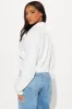 About My Business Cropped Blazer - Ivory sold by Fashion Nova