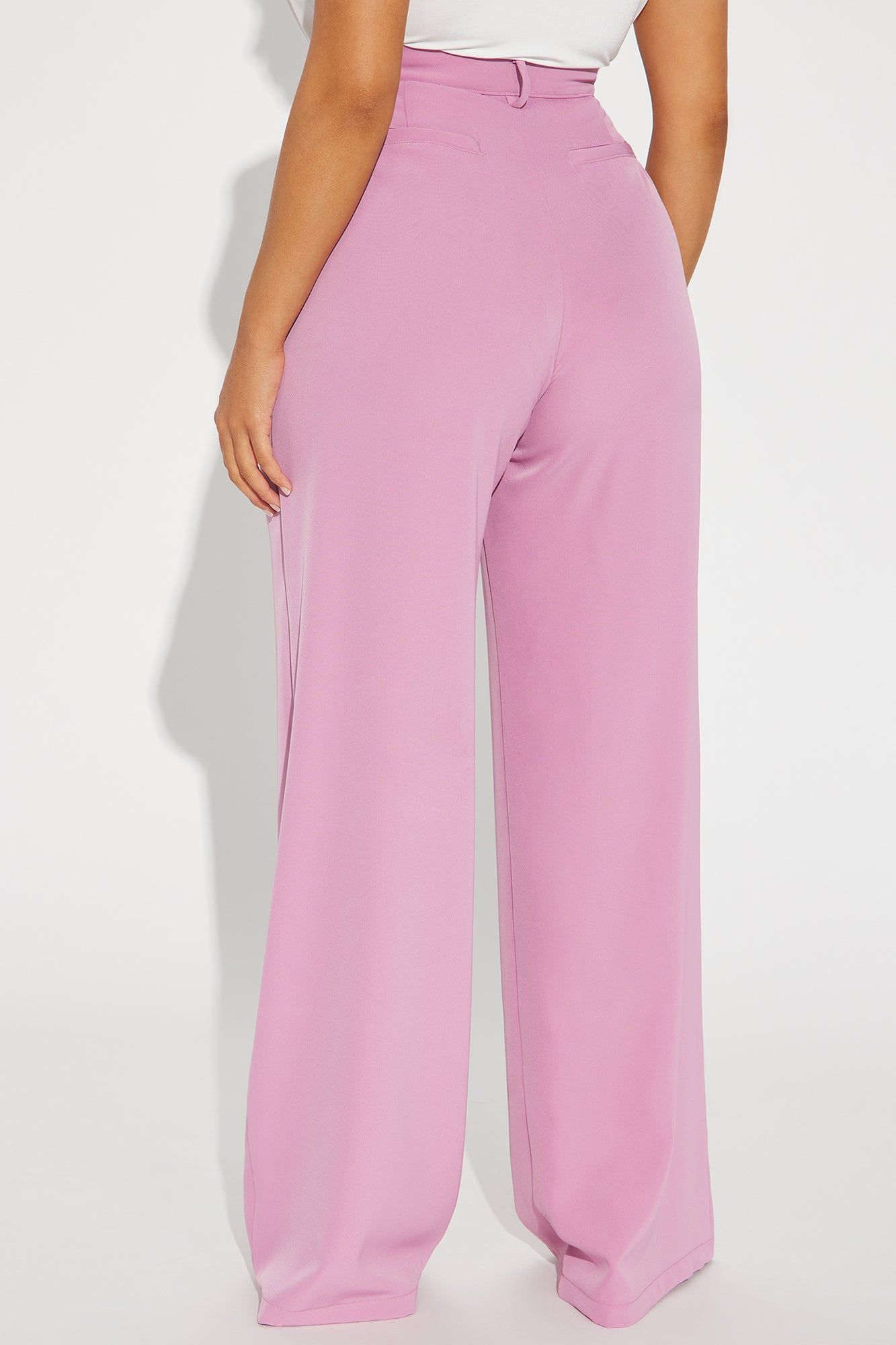 Gettin' Ready Wide Leg Trouser - Rose sold by Fashion Nova product image thumbnail 3