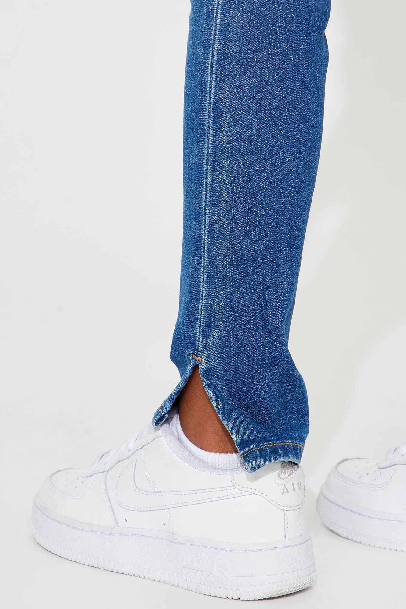 Mini Deluxe Super Stretch High Rise Skinny Jean - Blue Wash sold by Fashion Nova product image thumbnail 3