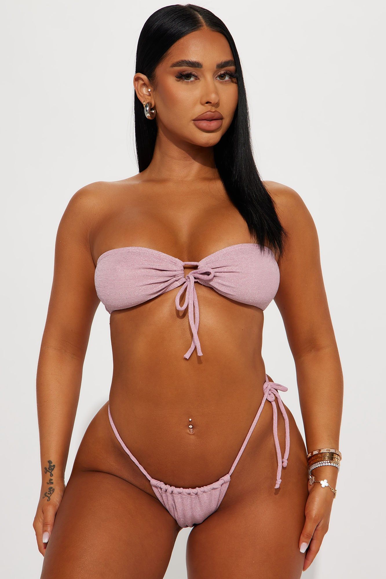 Zoey 2 Piece Bikini - Pink sold by Fashion Nova