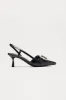 Forever Favorite Slingback Pumps - Black sold by Fashion Nova