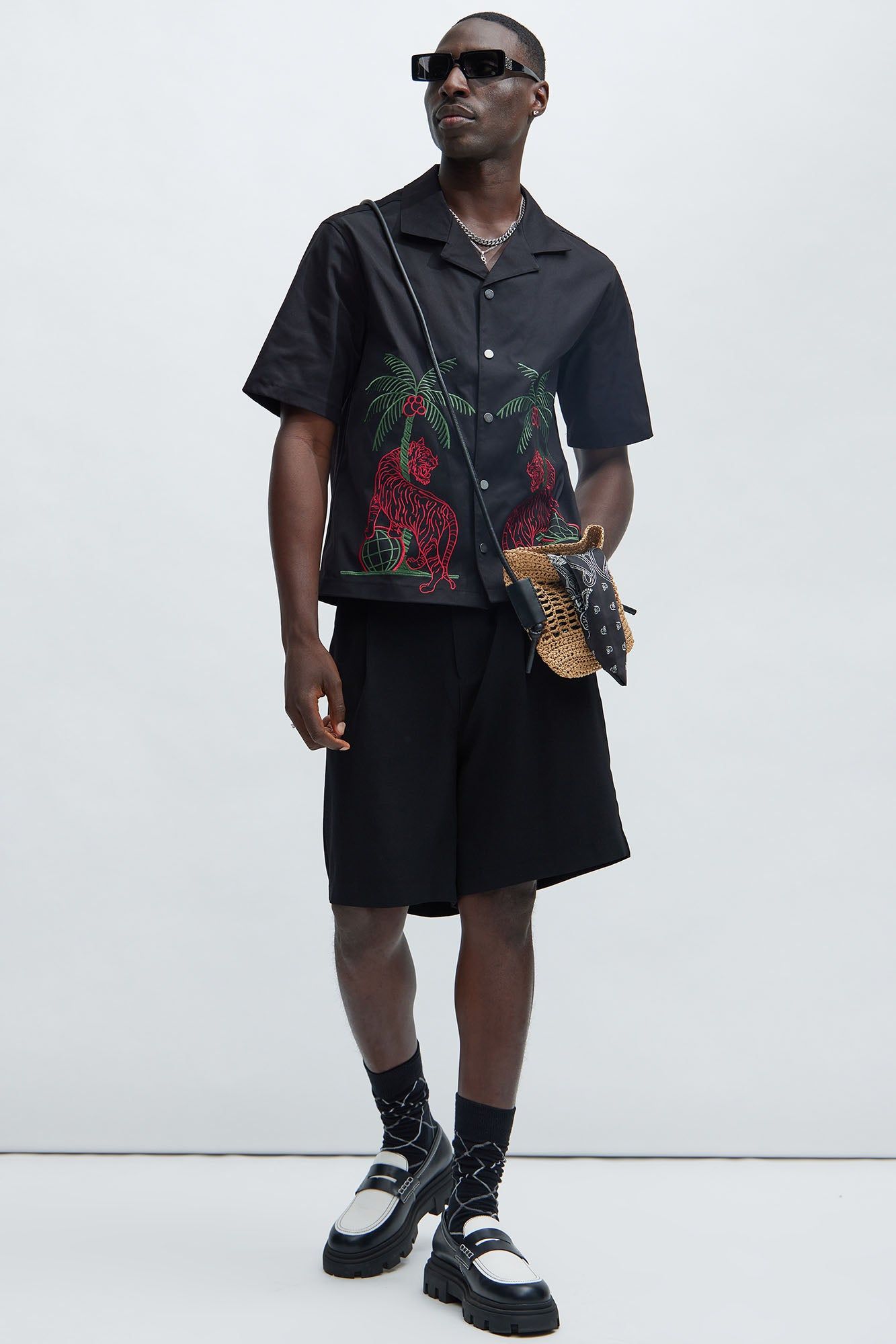 Ferocious Embroidered Shirt - Black sold by Fashion Nova product image thumbnail 2