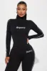 Sporty Girl Embroidered Top - Black/White sold by Fashion Nova