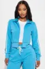 Mya Denim Mix Track Pant Set - Blue sold by Fashion Nova