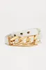 Tease You Belt - White/Gold sold by Fashion Nova