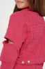 Mini Megan Feel Good Denim Jacket - Pink sold by Fashion Nova