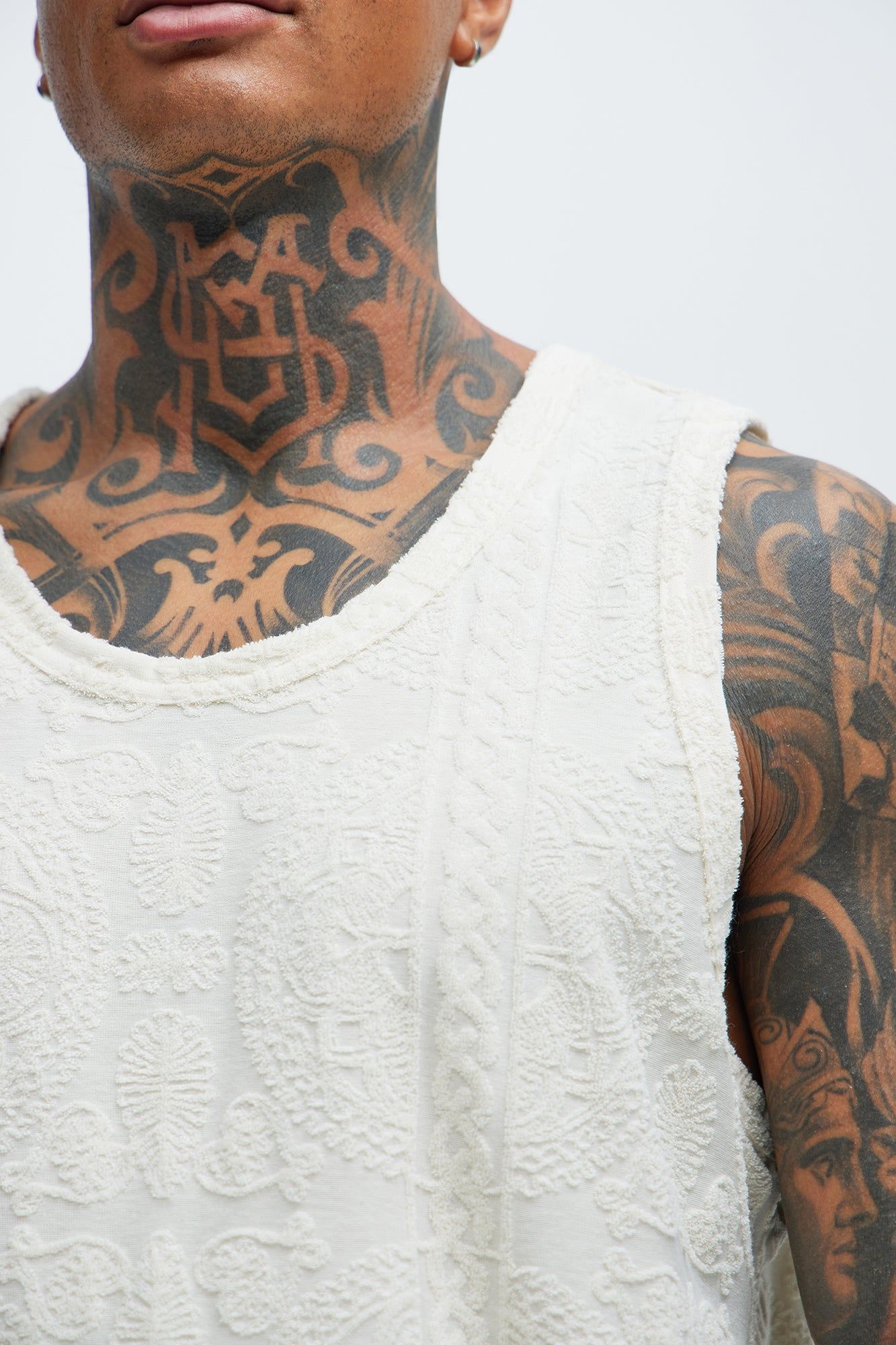 Link Textured Tank - Cream sold by Fashion Nova product image thumbnail 3