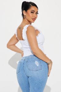 Day Dreaming Top - White sold by Fashion Nova