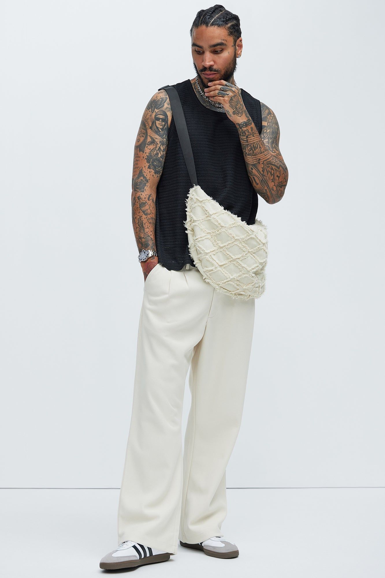 Rowan Textured Tank - Black sold by Fashion Nova product image thumbnail 2