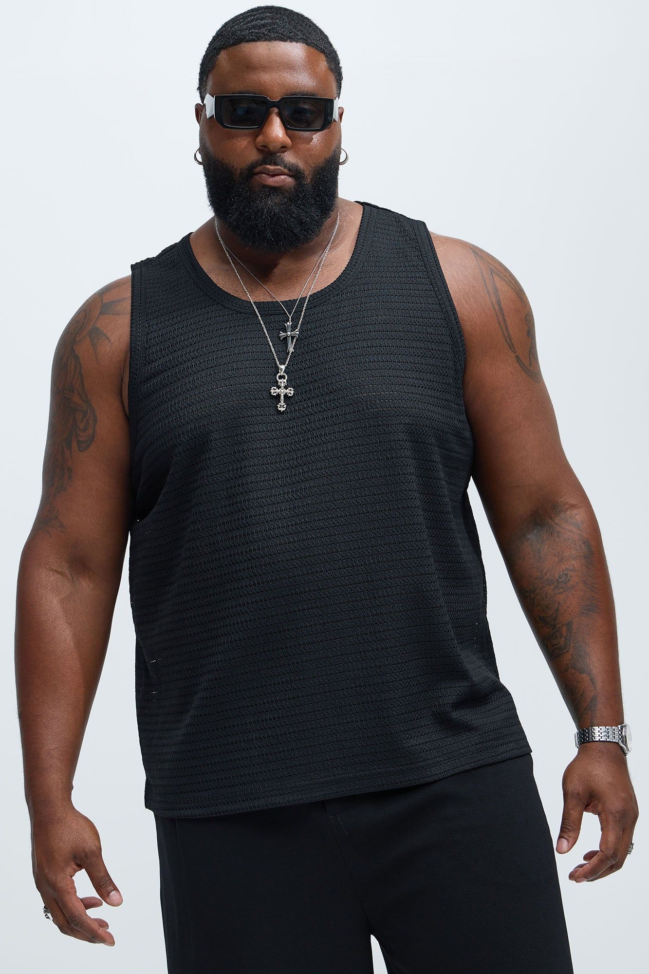 Rowan Textured Tank - Black sold by Fashion Nova product image thumbnail 5