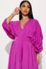 Shout It Out Jumpsuit - Fuchsia sold by Fashion Nova