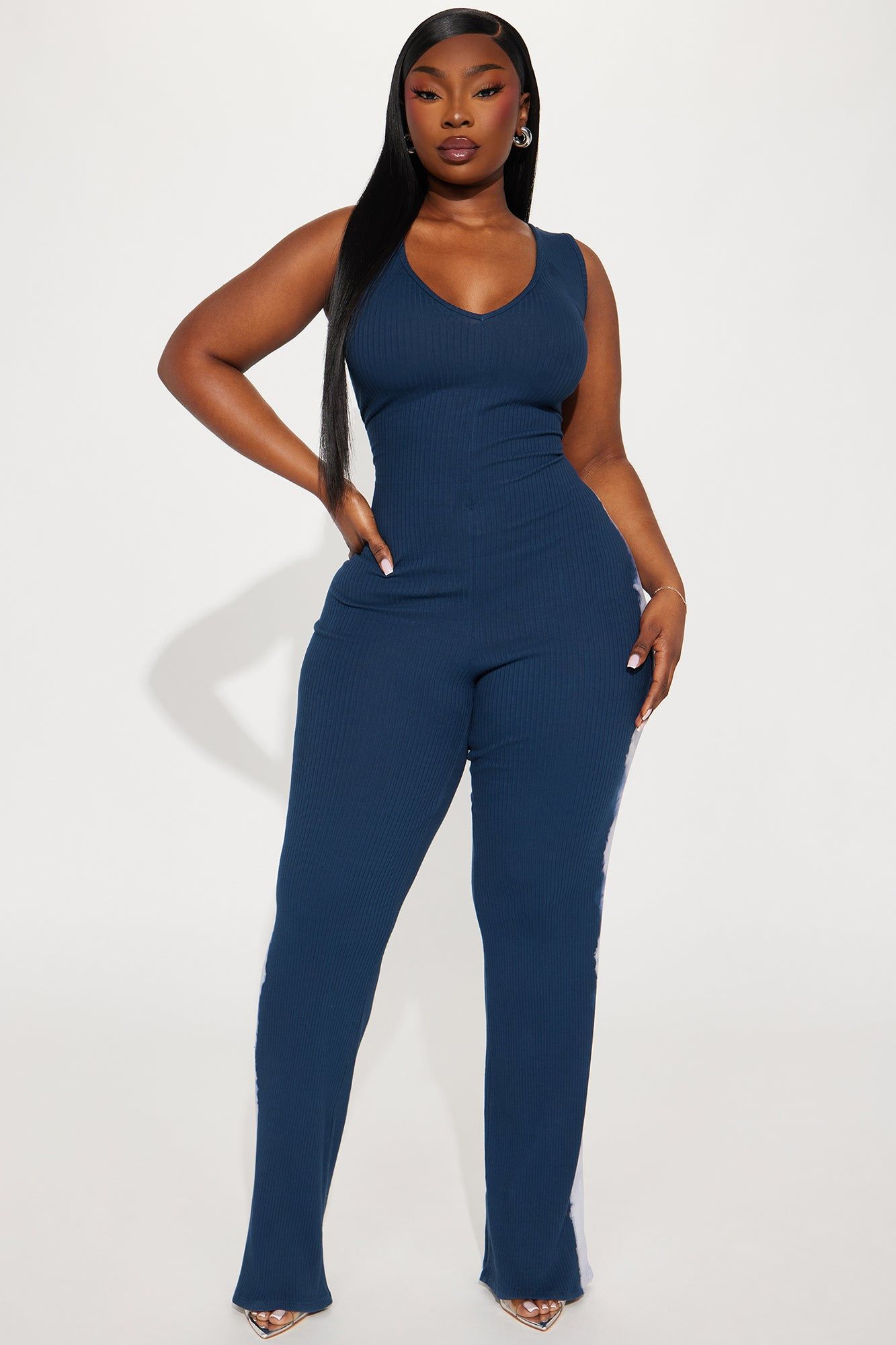 Capture The Moment Tie Dye Jumpsuit - Blue/combo sold by Fashion Nova product image thumbnail 4