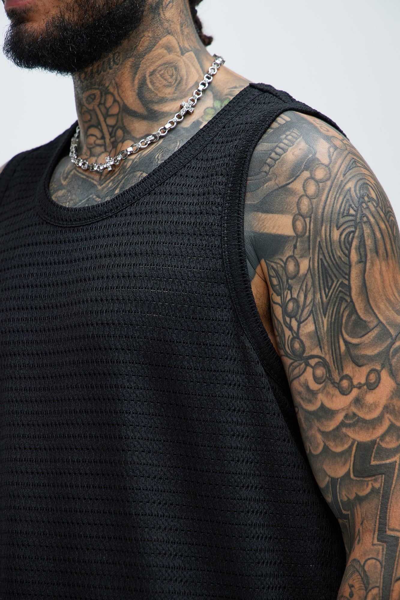 Rowan Textured Tank - Black sold by Fashion Nova product image thumbnail 3