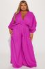 Shout It Out Jumpsuit - Fuchsia sold by Fashion Nova