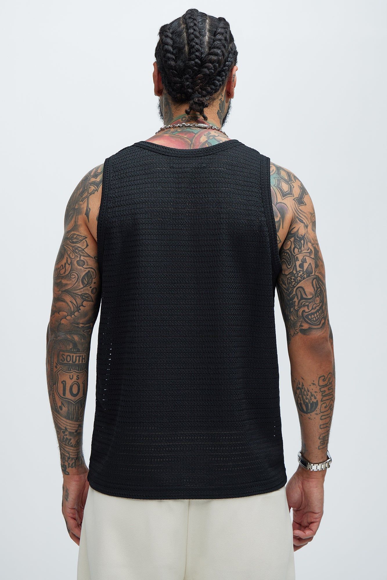 Rowan Textured Tank - Black sold by Fashion Nova product image thumbnail 4