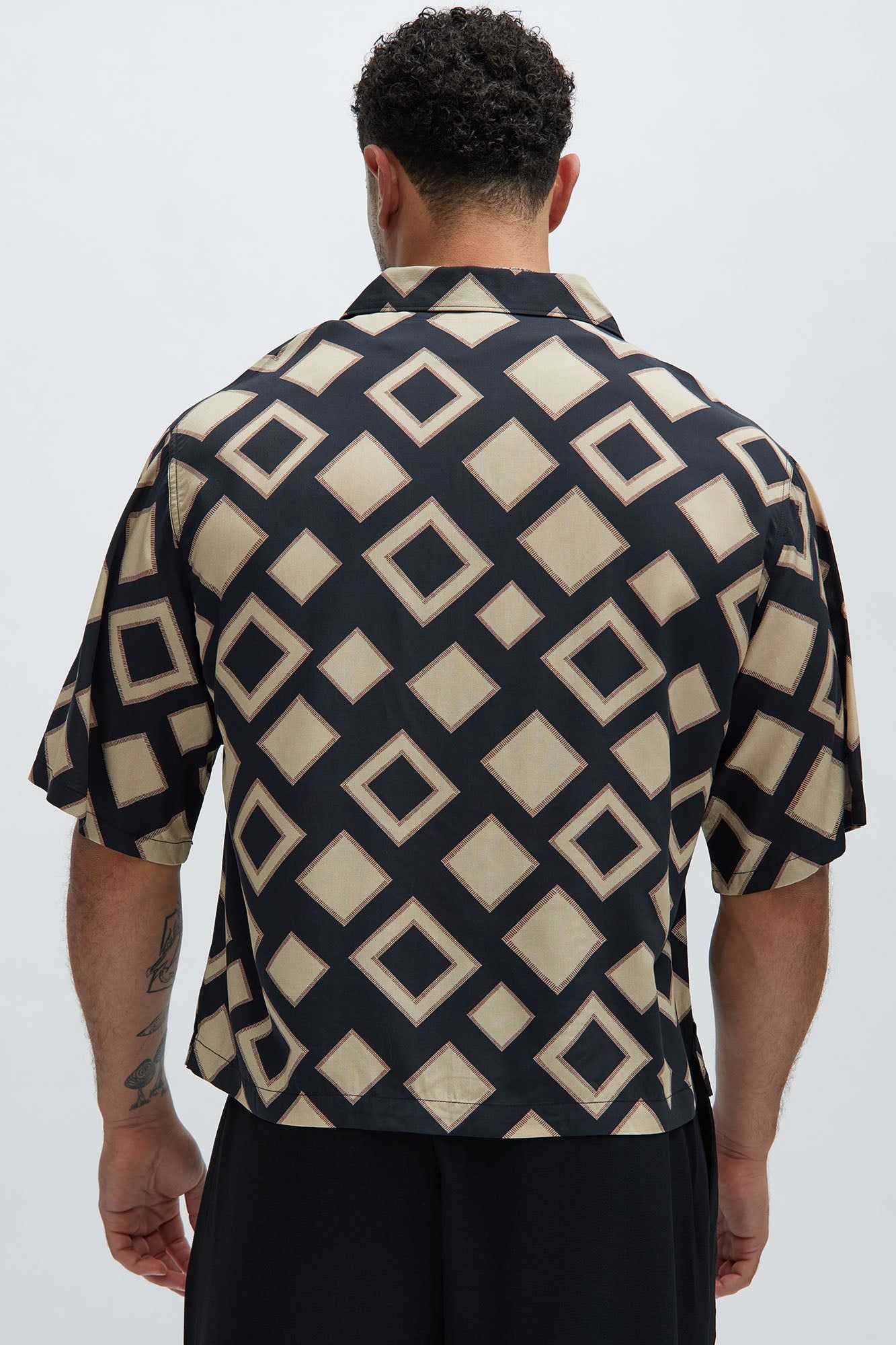 Geo Around Shirt - Black/Brown sold by Fashion Nova product image thumbnail 4
