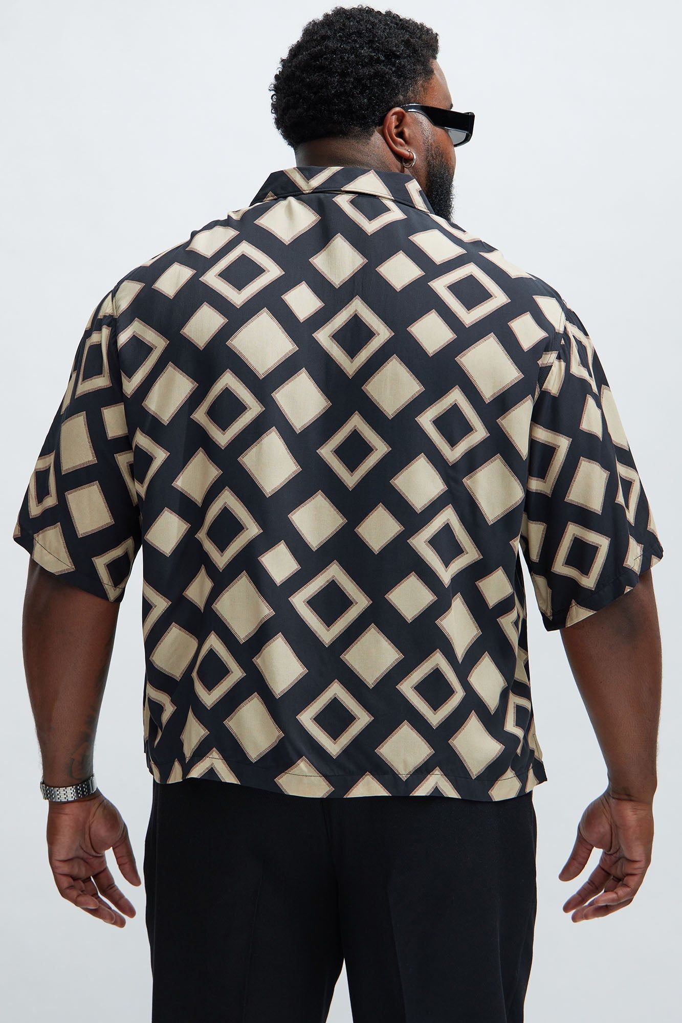 Geo Around Shirt - Black/Brown sold by Fashion Nova product image thumbnail 5