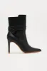 Jessa Buckle Booties - Black sold by Fashion Nova