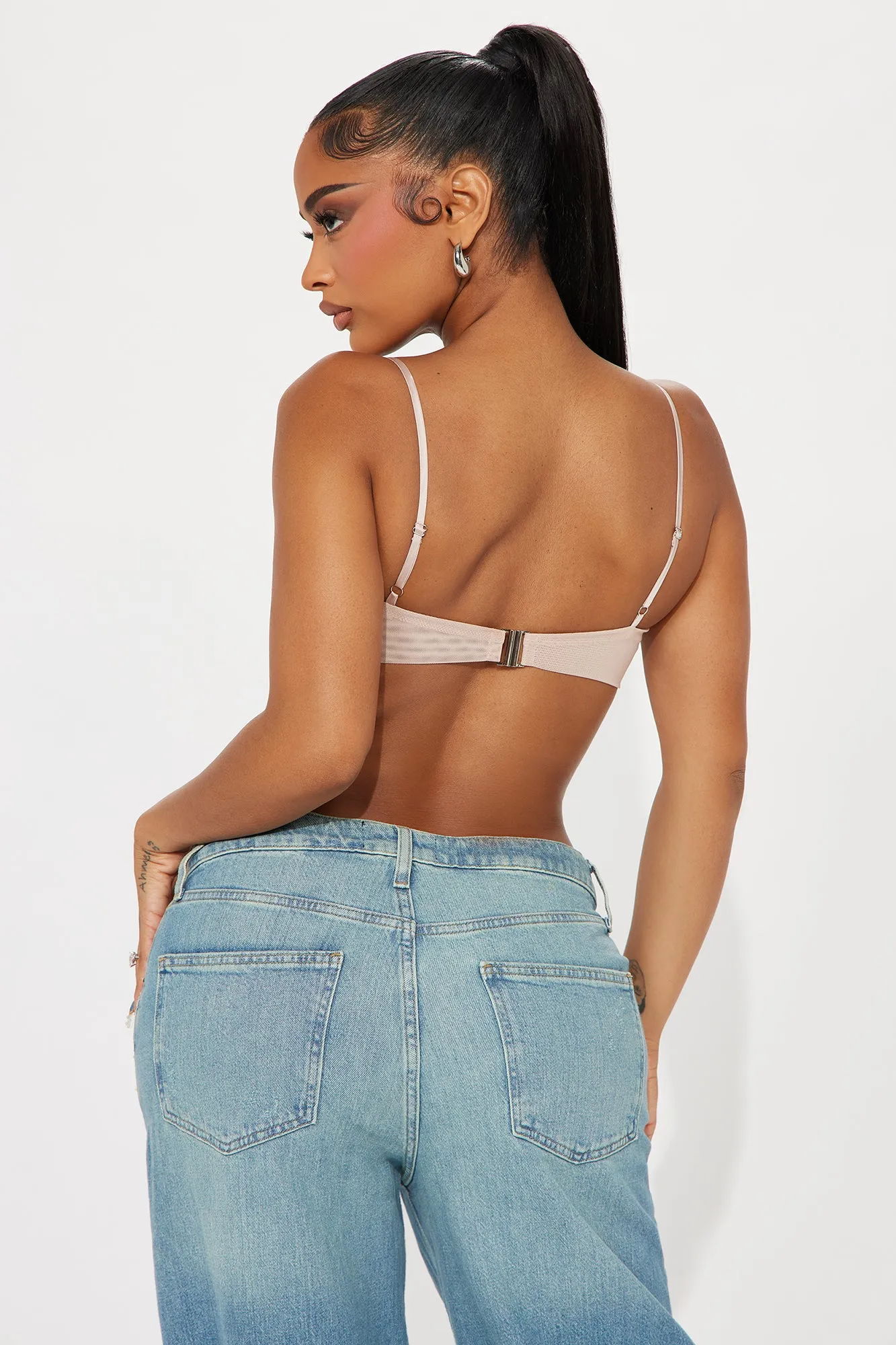 Eyes On Me Rhinestone Bra Top - Silver sold by Fashion Nova product image thumbnail 3