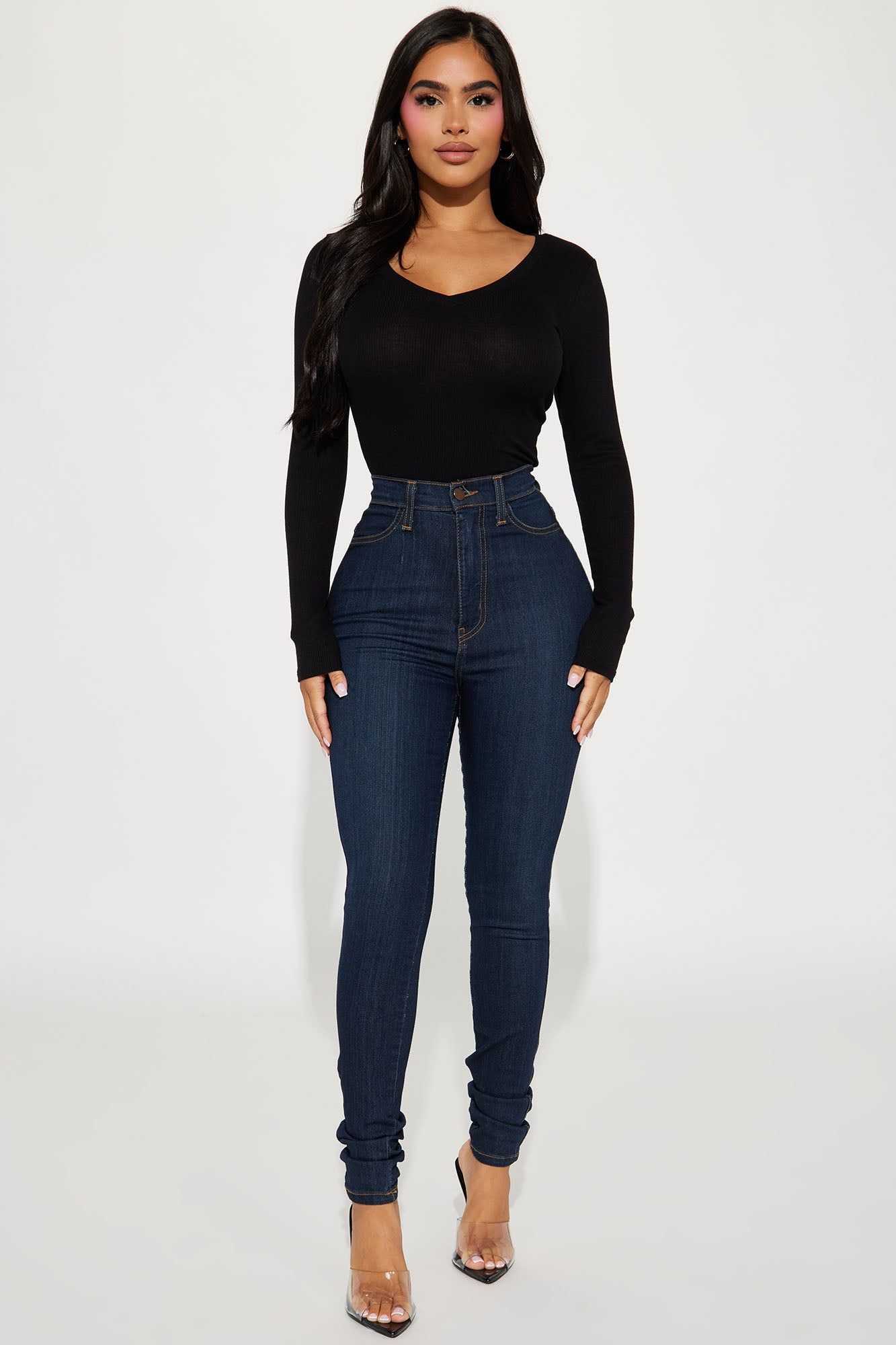 Elana Ribbed Top - Black sold by Fashion Nova product image thumbnail 2