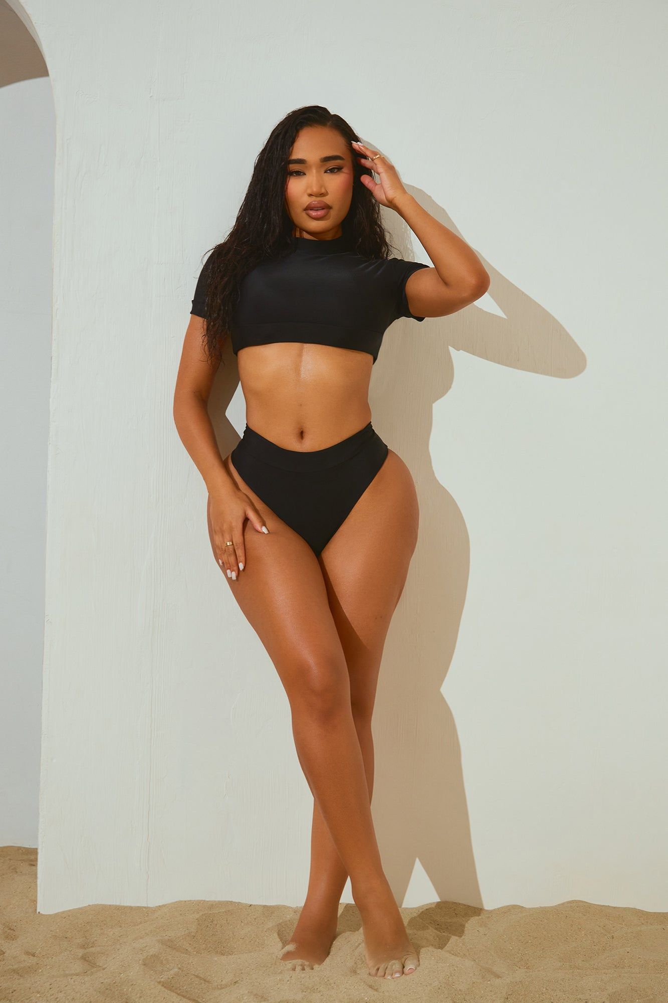 Another Beach Trip 2 Piece Bikini - Black sold by Fashion Nova product image thumbnail 2
