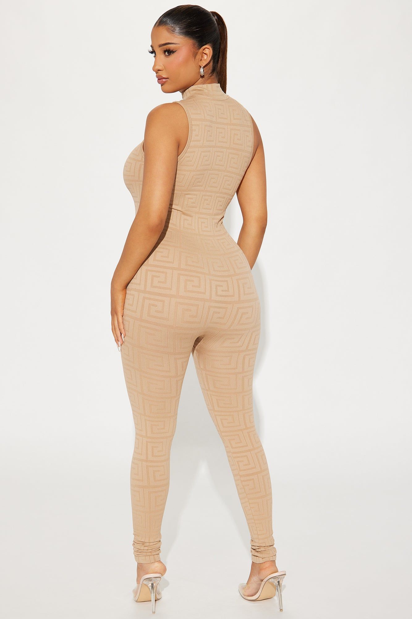 Bianka Seamless Jumpsuit - Tan sold by Fashion Nova product image thumbnail 3