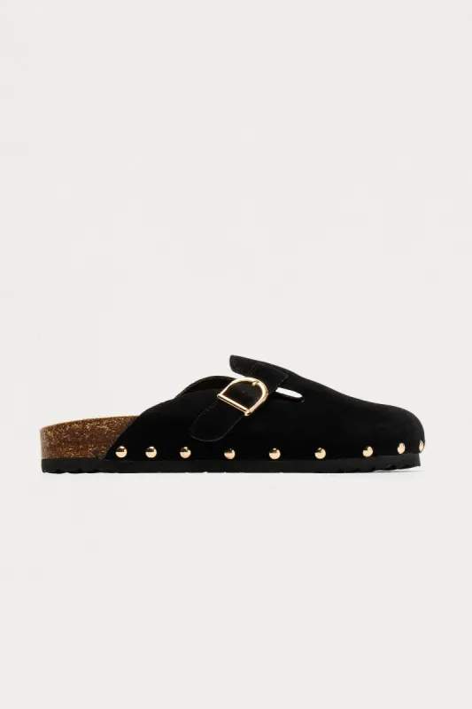 Scottie Buckle Slides - Black sold by Fashion Nova