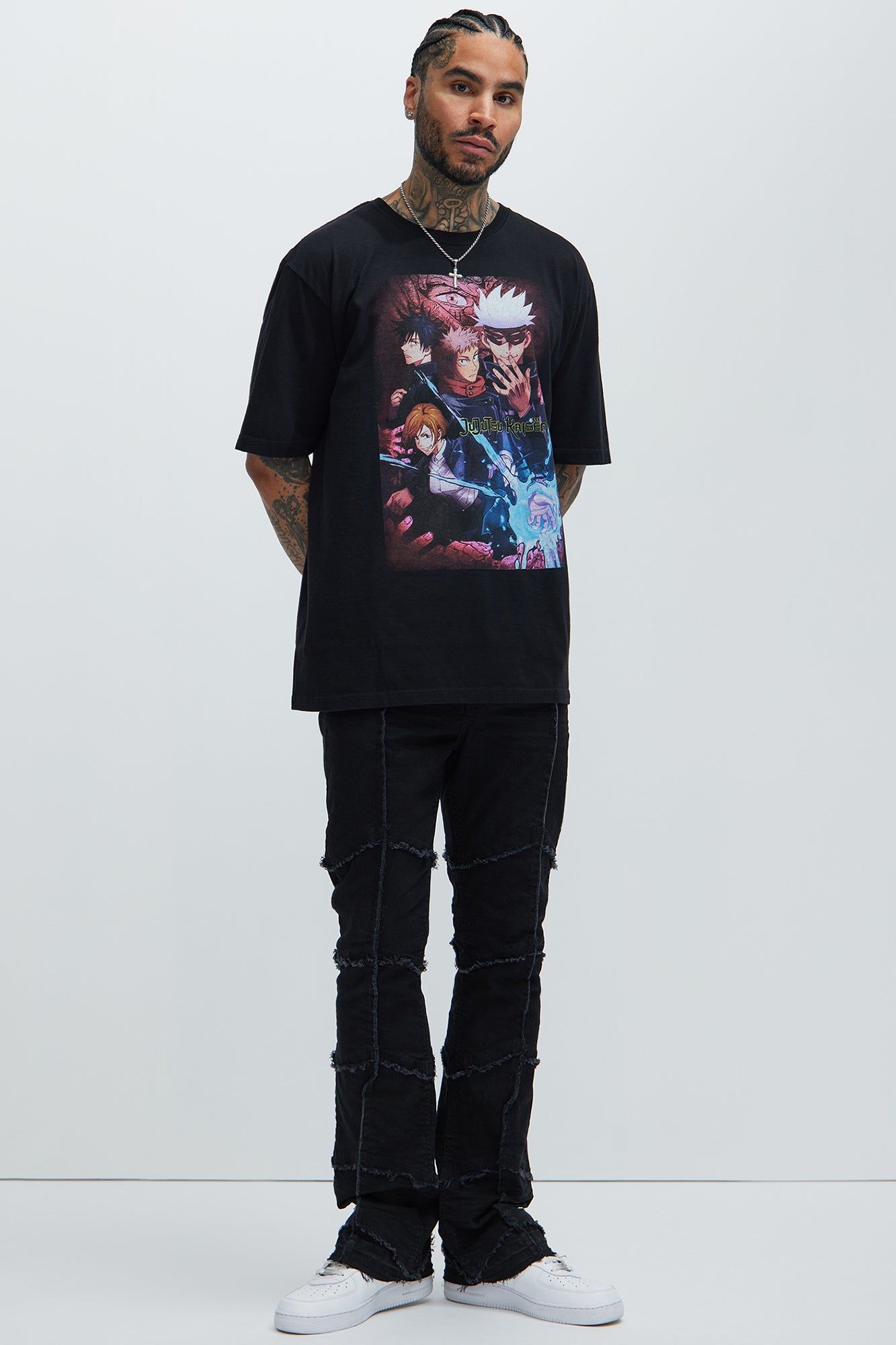 Jujutsu Kaisen Crew Short Sleeve Tee - Black sold by Fashion Nova product image thumbnail 2