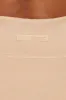 Double Cross Effortless Seamless Active Capri - Tan sold by Fashion Nova