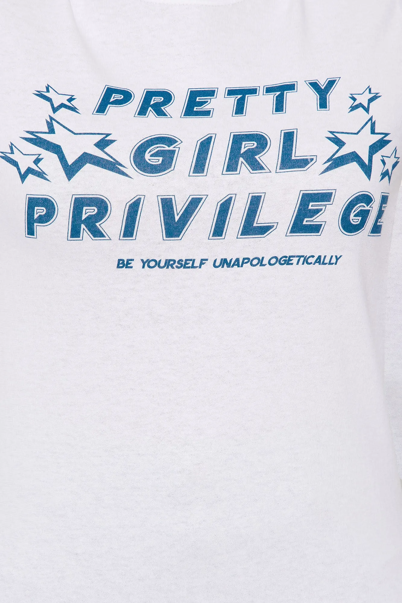 Pretty Girl Privilege Graphic Tee - White sold by Fashion Nova product image thumbnail 2