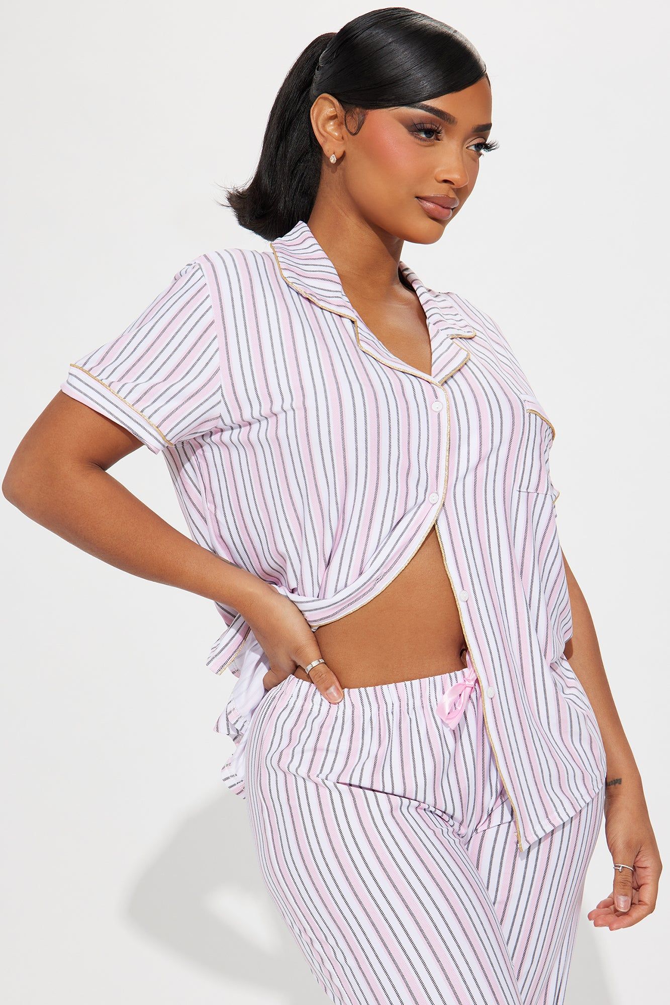 A Little Sparkle PJ Pant Set - Pink/combo sold by Fashion Nova product image thumbnail 3