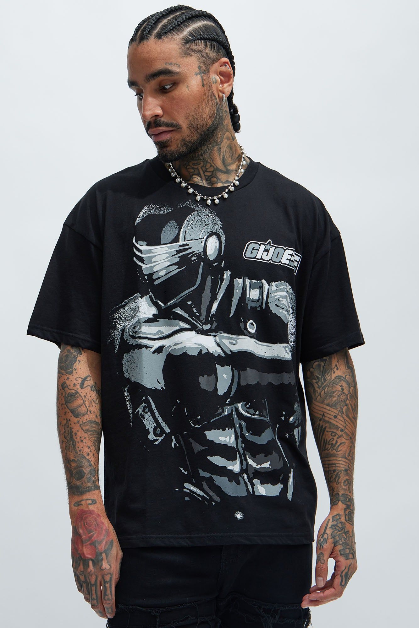 GI Joe Snake Eyes Oversized Short Sleeve Tee - Black sold by Fashion Nova